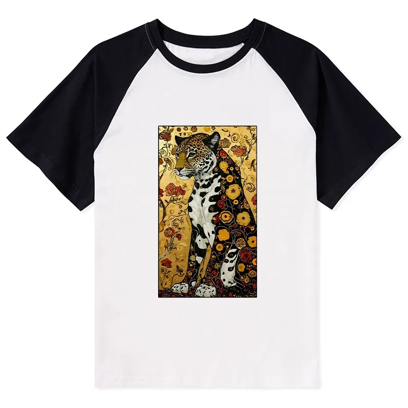 Tokyo-Lion Magnificent Leopard Raglan T-shirt