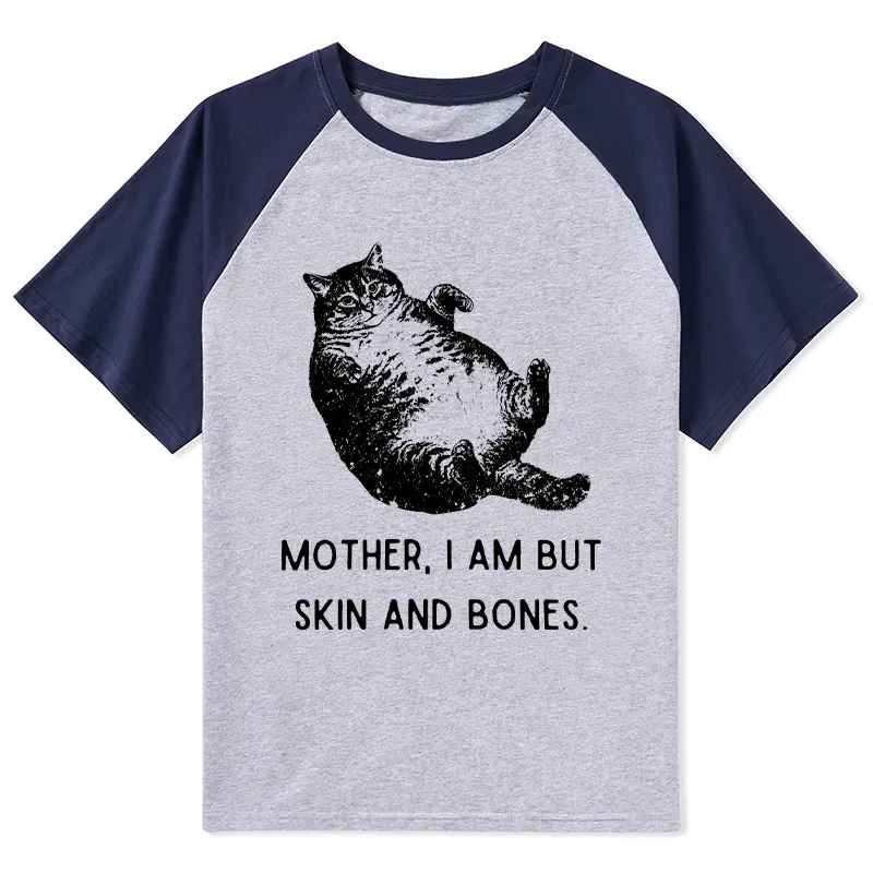 Tokyo-Lion Overweight Cat And Its Doting Owner Raglan T-shirt