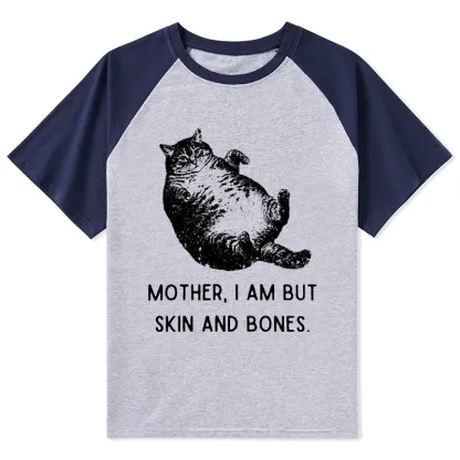 Tokyo-Lion Overweight Cat And Its Doting Owner Raglan T-shirt