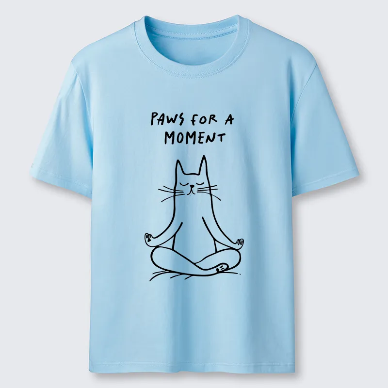 Tokyo-Lion Yoga Zen Cat Classic T-Shirt