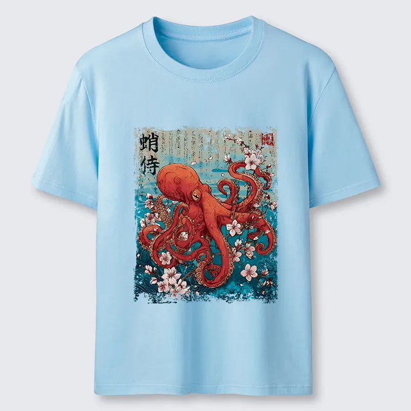 Tokyo-Lion The Eight-Armed Samurai Classic T-Shirt