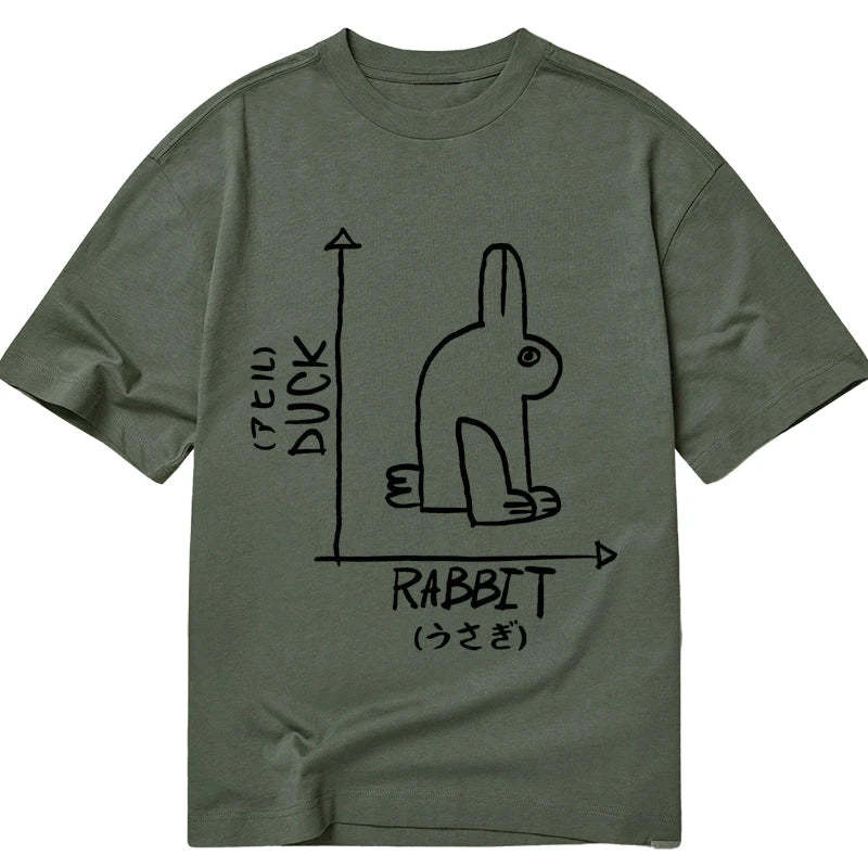 TokyoLion A Rabbit And A Duck Classic T-Shirt-Tokyo-Lion