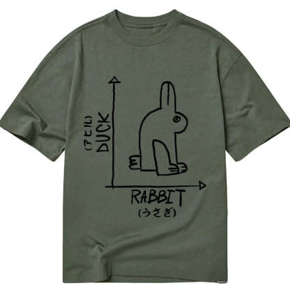 TokyoLion A Rabbit And A Duck Classic T-Shirt-Tokyo-Lion