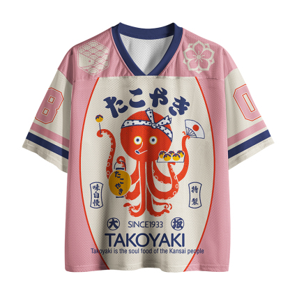 Tokyo-Lion Delicious Takoyaki Mesh Jersey-Tokyo-Lion