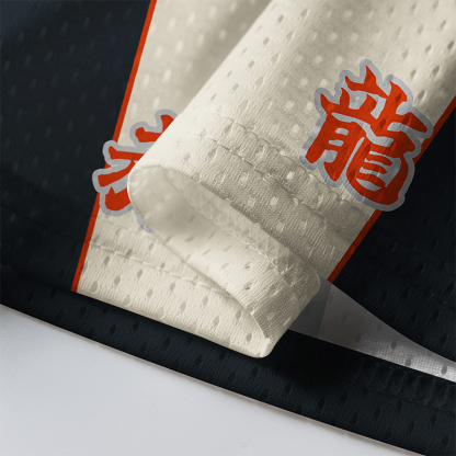 Tokyo-Lion Crimson Circle Dragon Mesh Jersey