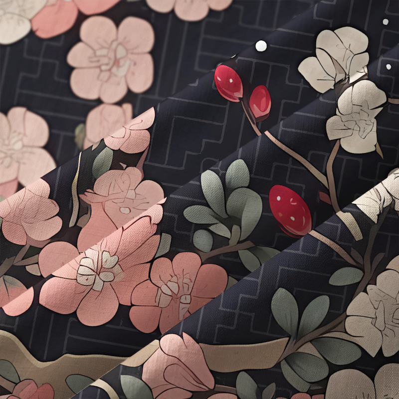 Tokyo-Lion Blooming Sakura Aloha Hawaiian Shirt