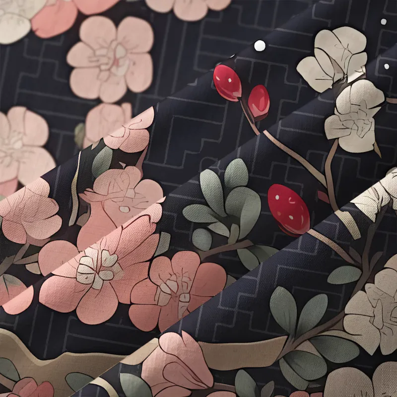 Tokyo-Lion Blooming Sakura Aloha Hawaiian Shirt