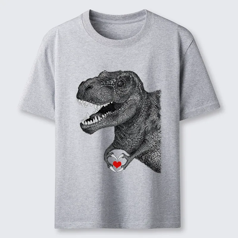 Tokyo-Lion Dinosaur Making A Heart Shape Classic T-Shirt