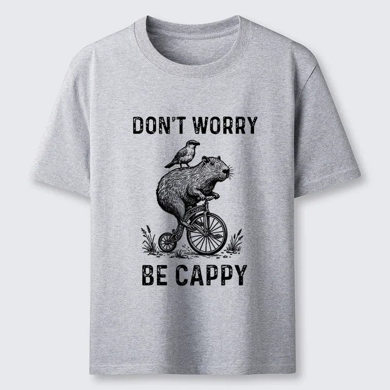 Tokyo-Lion Happy Capybara On Wheels Classic T-Shirt