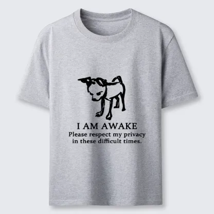 Tokyo-Lion Silly Dog Privacy Meme Art Classic T-Shirt-Tokyo-Lion