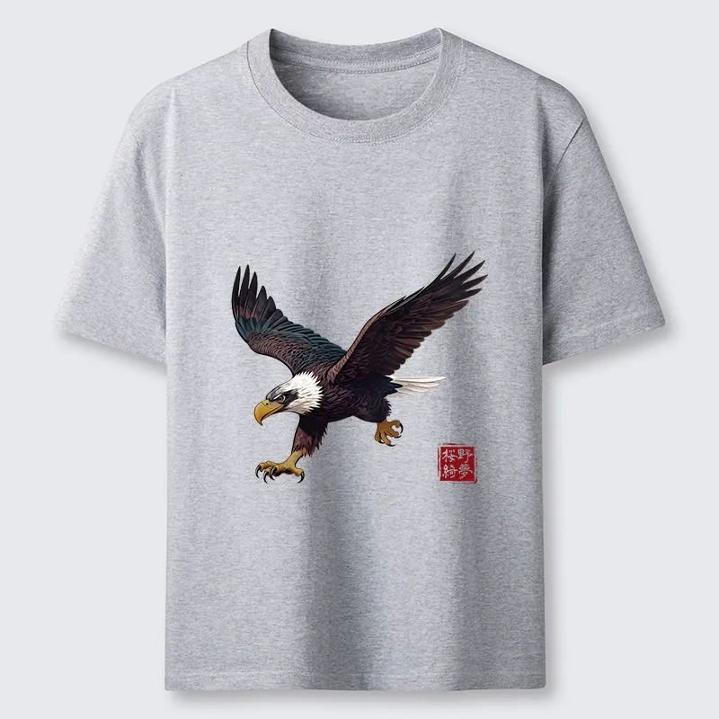 Tokyo-Lion Majestic Eagle In Flight Classic T-Shirt