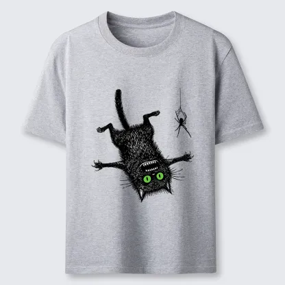 Tokyo-Lion Scared Cat Vs Spider Prank Classic T-Shirt