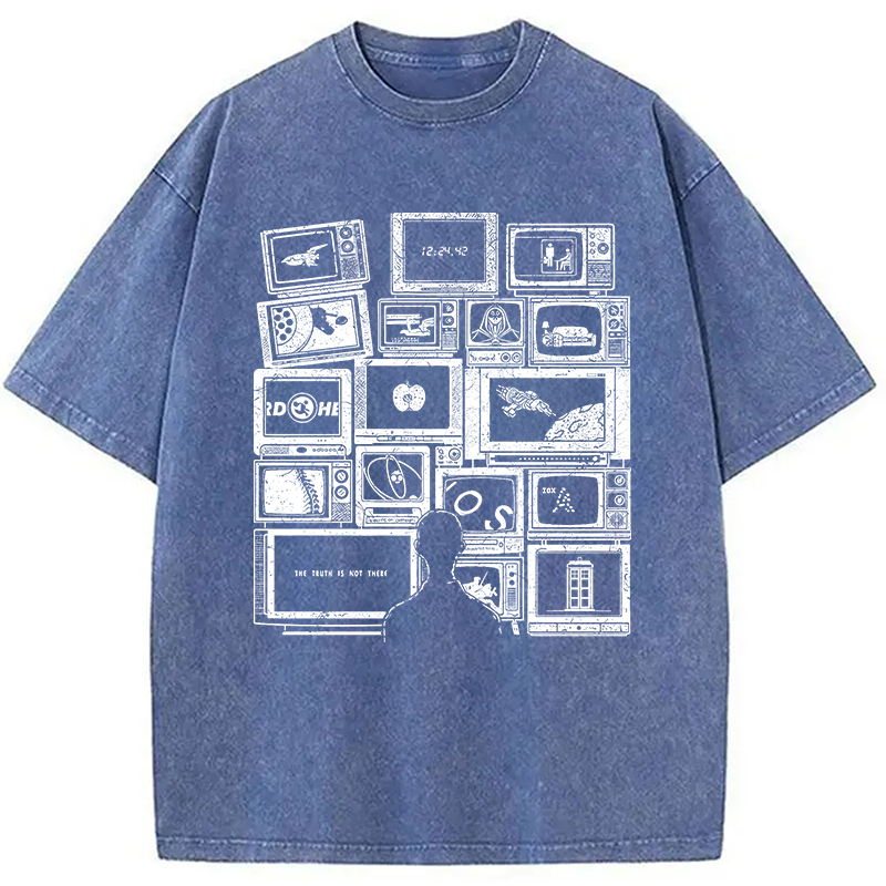 Tokyolion Finding Favorite Music Radio Washed T-Shirt-Tokyo-Lion