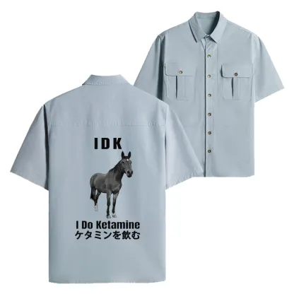 Tokyo-Lion IDK I Do Ketamine Work Shirt-Tokyo-Lion