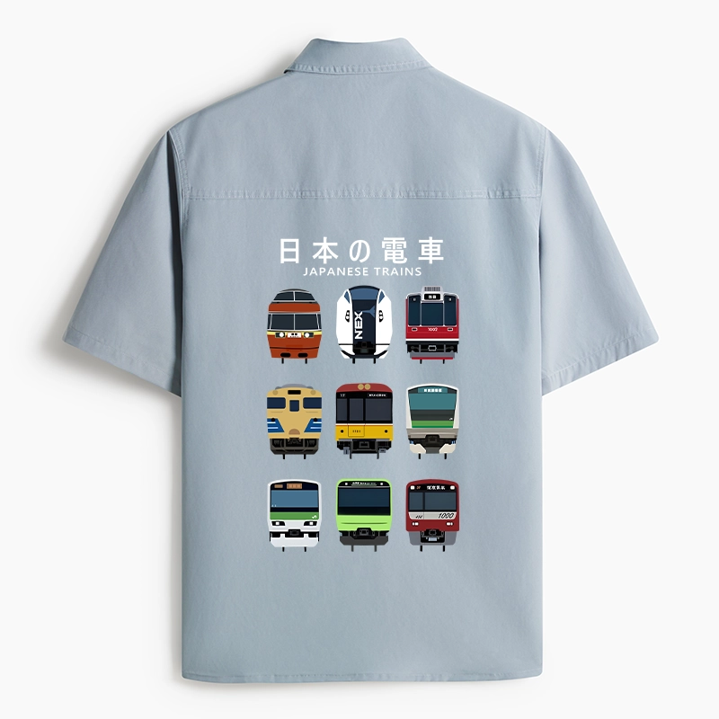 Tokyo-Lion Japanese Train Collection Work Shirt-Tokyo-Lion