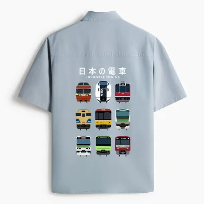 Tokyo-Lion Japanese Train Collection Work Shirt-Tokyo-Lion