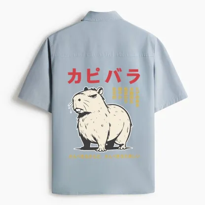 Tokyo-Lion Angry Capybara Japan Work Shirt