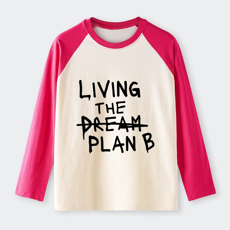 Tokyo-Lion Implement Plan B Raglan Long Sleeve T-shirt