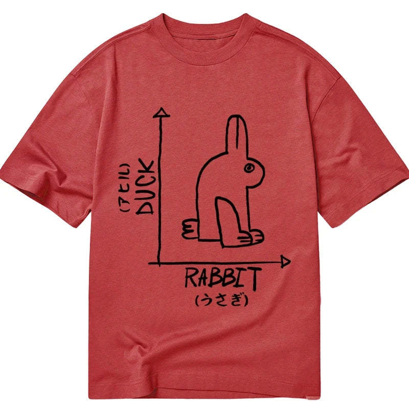 TokyoLion A Rabbit And A Duck Classic T-Shirt-Tokyo-Lion