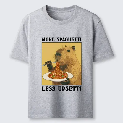 Tokyo-Tiger Capybara Eating Pasta Classic T-Shirt