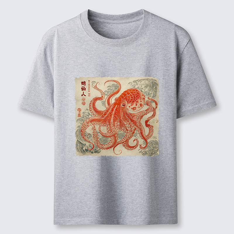 Tokyo-Lion Octopus Sage Classic T-Shirt