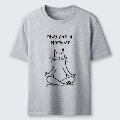 Tokyo-Lion Yoga Zen Cat Classic T-Shirt