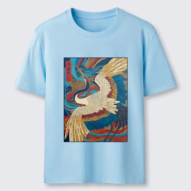 Tokyo-Lion Retro And Gorgeous Crane Classic T-Shirt