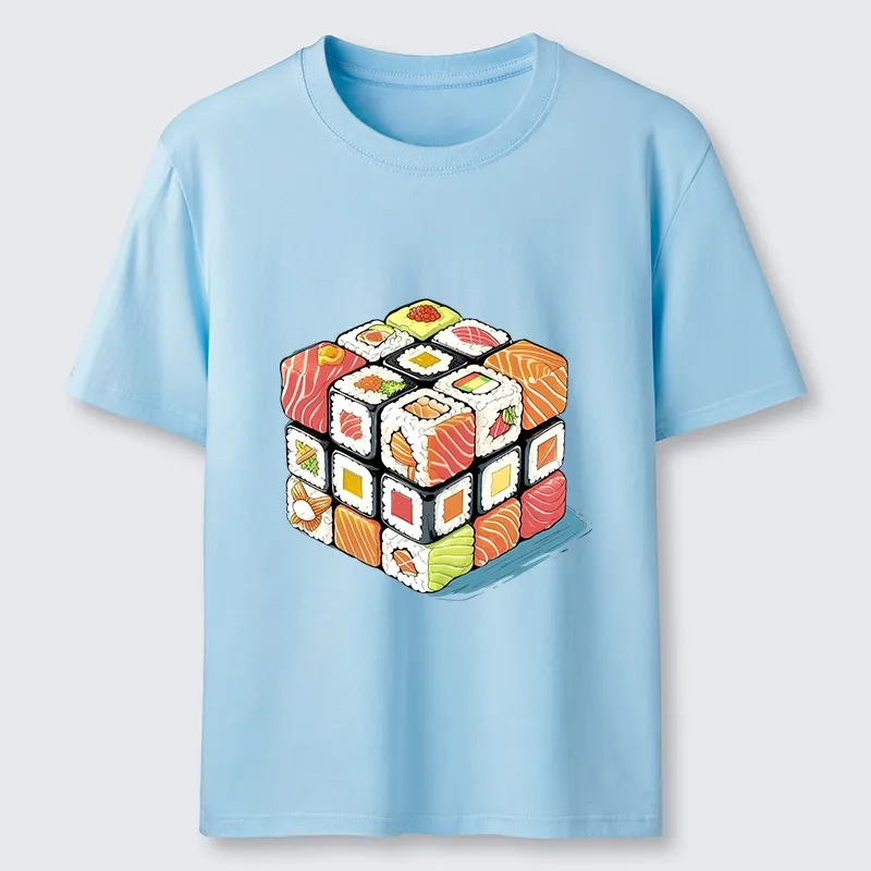 Tokyo-Lion Sushi Rubik's Cube Classic T-Shirt