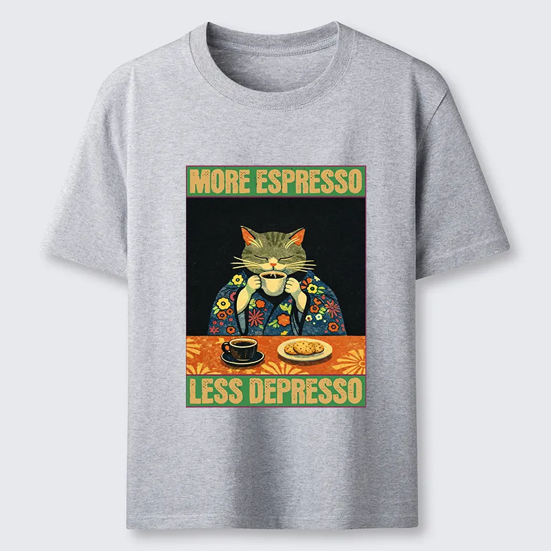 Tokyo-Lion Cat Tasting Coffee Japan Classic T-Shirt