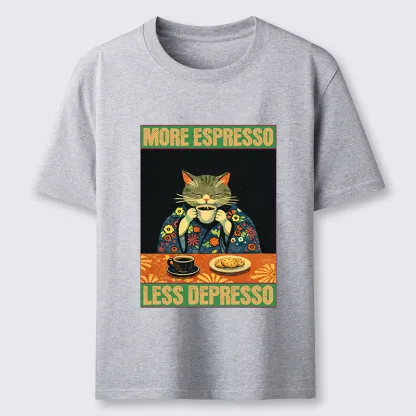 Tokyo-Lion Cat Tasting Coffee Japan Classic T-Shirt