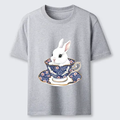 Tokyo-Lion Cute Rabbit Tea Set Classic T-Shirt