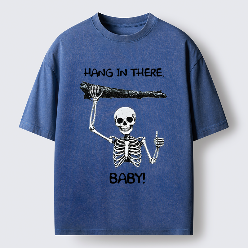 Tokyo-Lion Hang In There Washed T-Shirt