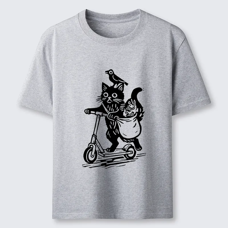 Tokyo-Lion Cat Skateboarding Japan Classic T-Shirt