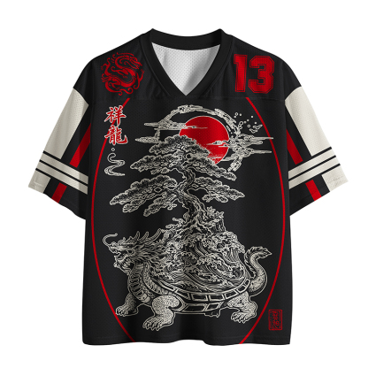Tokyo-Lion Auspicious Dragon Mesh Jersey