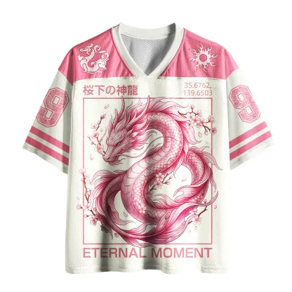 Tokyo-Lion Sakura Dragon: Eternal Bloom Mesh Jersey-Tokyo-Lion