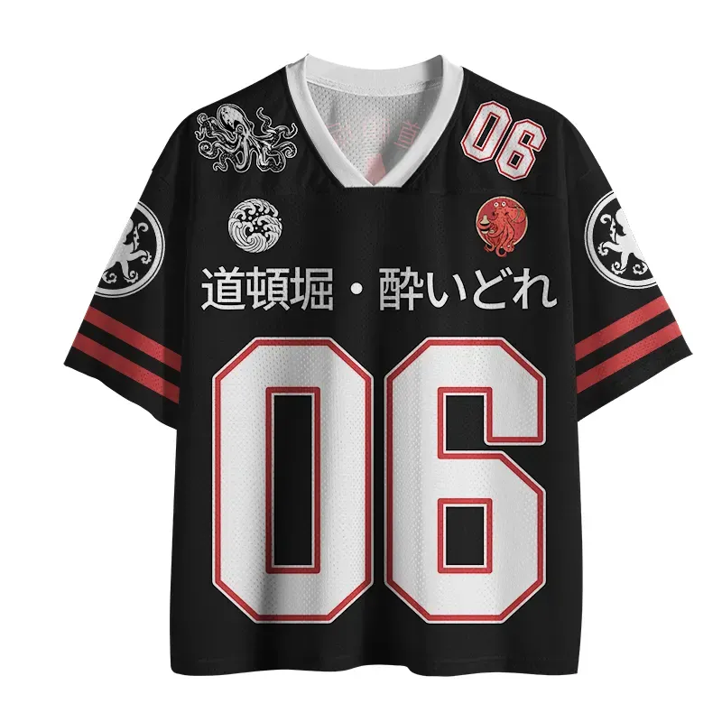 Tokyo-Lion Drunken Octopus Japan Mesh Jersey