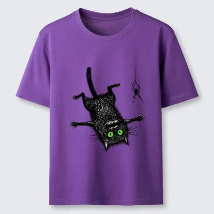 Tokyo-Lion Scared Cat Vs Spider Prank Classic T-Shirt