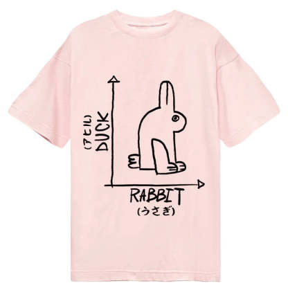 TokyoLion A Rabbit And A Duck Classic T-Shirt-Tokyo-Lion