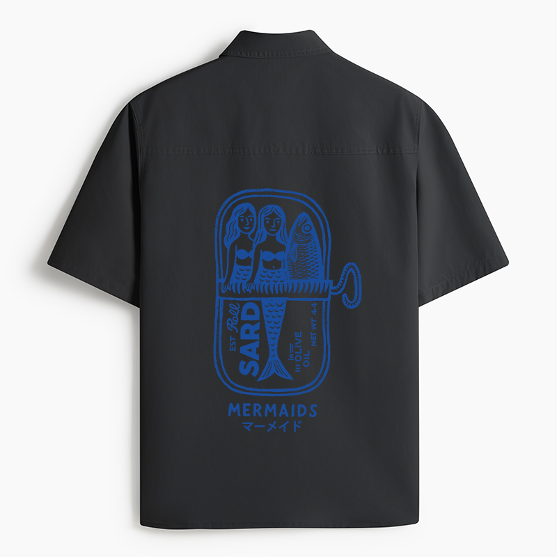 Tokyo-Lion Mermaid Can Work Shirt-Tokyo-Lion