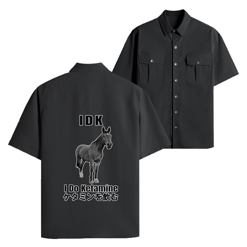 Tokyo-Lion IDK I Do Ketamine Work Shirt-Tokyo-Lion