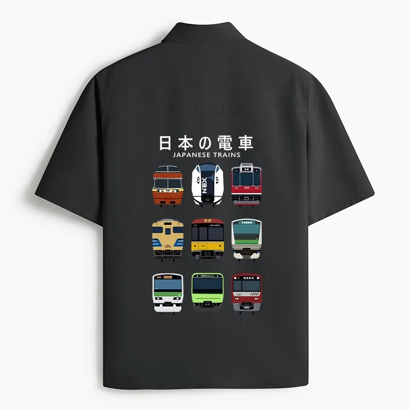 Tokyo-Lion Japanese Train Collection Work Shirt-Tokyo-Lion