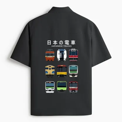 Tokyo-Lion Japanese Train Collection Work Shirt-Tokyo-Lion