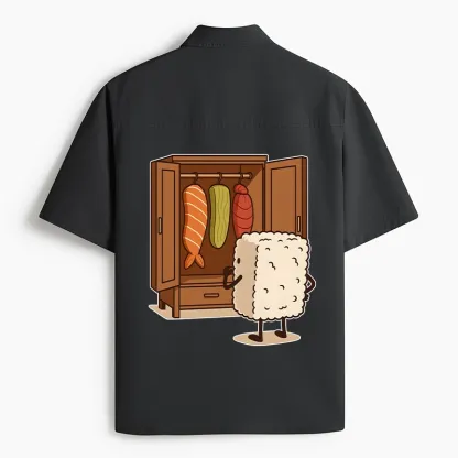 Tokyo-Lion Sushi Pick Out Clothes Work Shirt