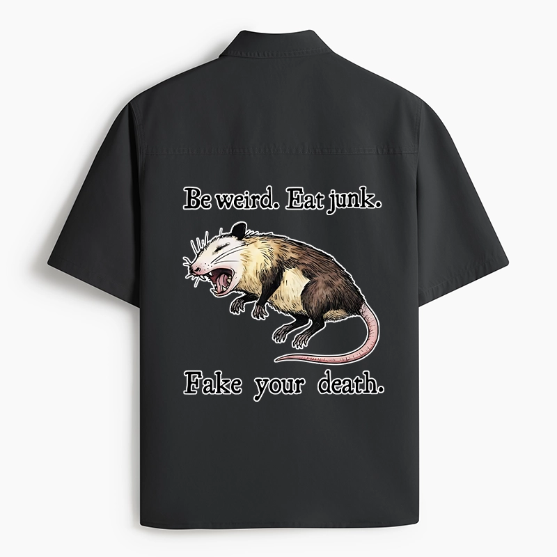 Tokyo-Lion Possum Playing Dead Work Shirt