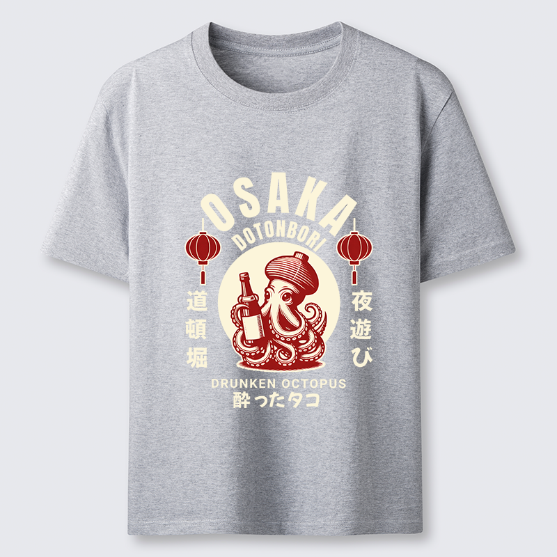 Tokyo-Tiger Retro Osaka Octopus Classic T-Shirt