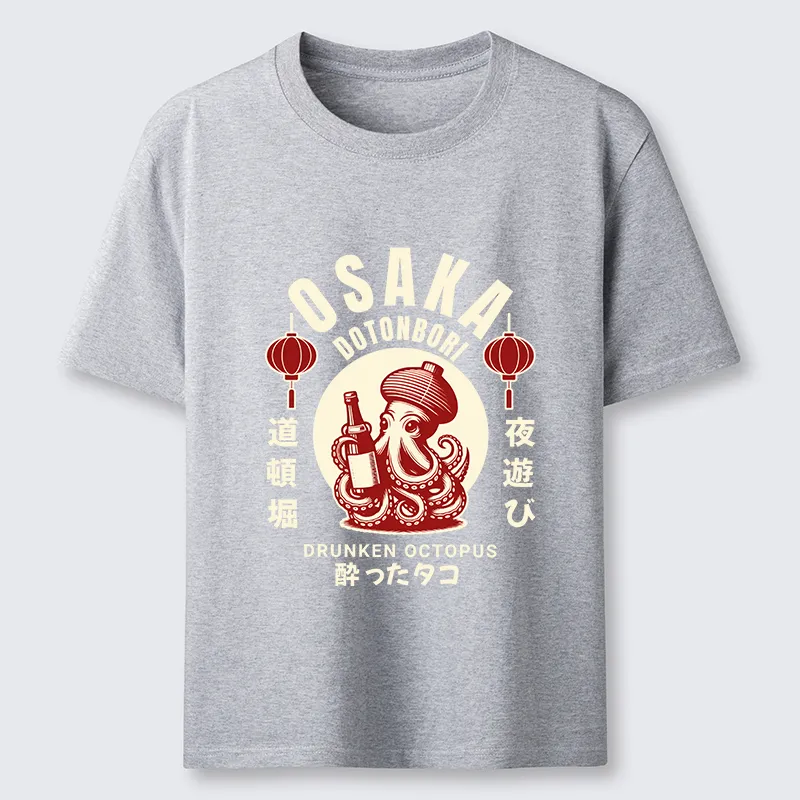 Tokyo-Tiger Retro Osaka Octopus Classic T-Shirt