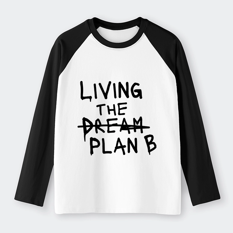 Tokyo-Lion Implement Plan B Raglan Long Sleeve T-shirt
