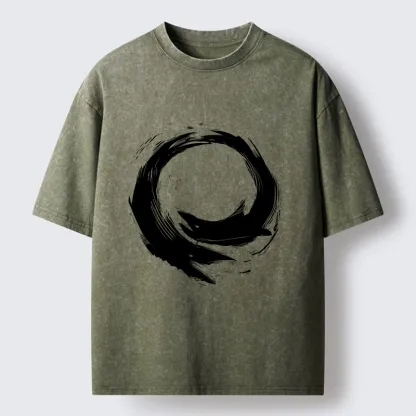 Tokyo-Lion Zen Shark Washed T-Shirt