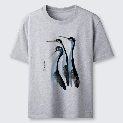 Tokyo-Lion Blue Crane Classic T-Shirt