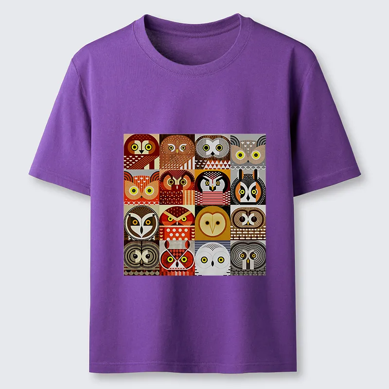 Tokyo-Lion All Kinds Of Owls Classic T-Shirt